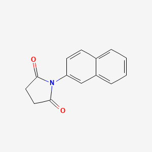 molecular formula C14H11NO2 B11884824 1-(Naphthalen-2-yl)pyrrolidine-2,5-dione CAS No. 69971-90-0