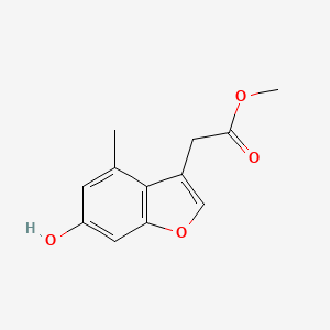 Methyl 2-(6-hydroxy-4-methylbenzofuran-3-yl)acetate