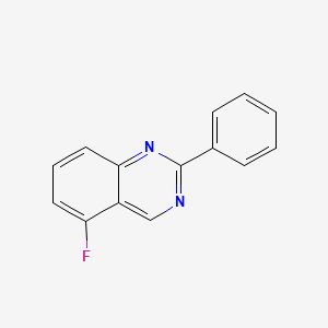 molecular formula C14H9FN2 B11884927 5-Fluoro-2-phenylquinazoline 