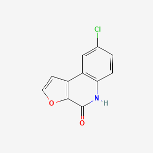 8-Chlorofuro[2,3-c]quinolin-4(5H)-one