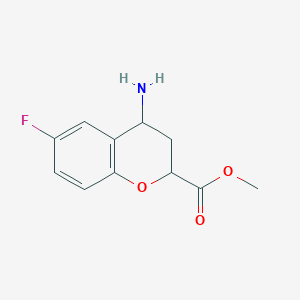 Methyl 4-amino-6-fluorochroman-2-carboxylate