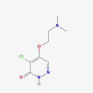 4-Chloro-5-(2-(dimethylamino)ethoxy)pyridazin-3(2H)-one