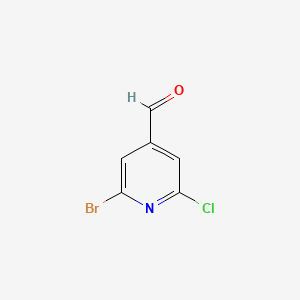 2-Bromo-6-chloropyridine-4-carbaldehyde