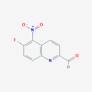 6-Fluoro-5-nitroquinoline-2-carbaldehyde