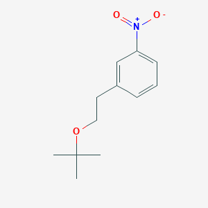 1-[2-[(2-Methylpropan-2-yl)oxy]ethyl]-3-nitrobenzene