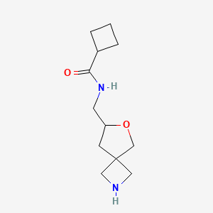 N-(6-Oxa-2-azaspiro[3.4]octan-7-ylmethyl)cyclobutanecarboxamide