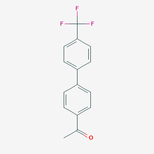 molecular formula C15H11F3O B118852 1-(4'-三氟甲基-联苯-4-基)-乙酮 CAS No. 142557-76-4