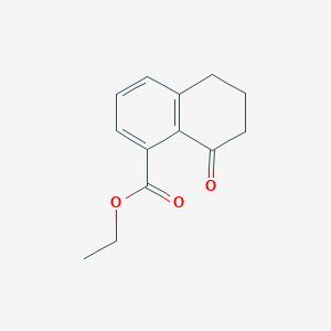 Ethyl 8-oxo-5,6,7,8-tetrahydronaphthalene-1-carboxylate