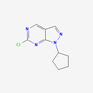 6-Chloro-1-cyclopentyl-1H-pyrazolo[3,4-d]pyrimidine