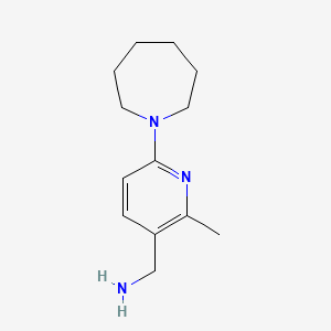 (6-(Azepan-1-yl)-2-methylpyridin-3-yl)methanamine