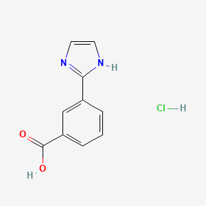 3-(1H-Imidazol-2-yl)benzoic acid hydrochloride