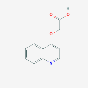 2-((8-Methylquinolin-4-yl)oxy)acetic acid