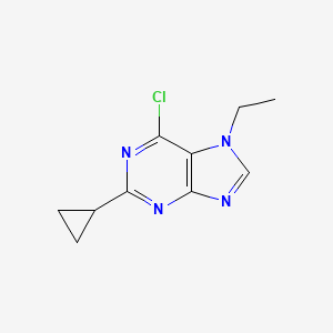 6-Chloro-2-cyclopropyl-7-ethyl-7H-purine