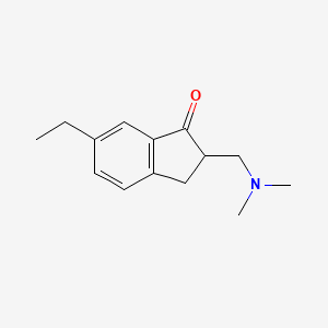 2-((Dimethylamino)methyl)-6-ethyl-2,3-dihydro-1H-inden-1-one