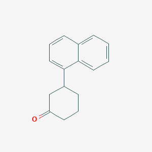 Cyclohexanone, 3-(1-naphthalenyl)-