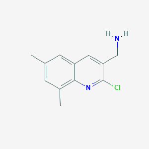 (2-Chloro-6,8-dimethylquinolin-3-yl)methanamine