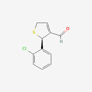 molecular formula C11H9ClOS B11885440 (S)-2-(2-Chlorophenyl)-2,5-dihydrothiophene-3-carbaldehyde 