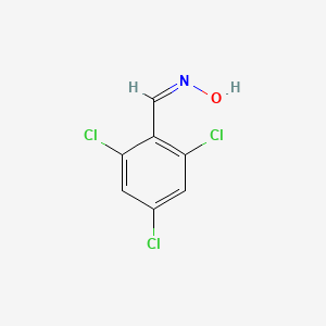 molecular formula C7H4Cl3NO B11885455 (NZ)-N-[(2,4,6-trichlorophenyl)methylidene]hydroxylamine 