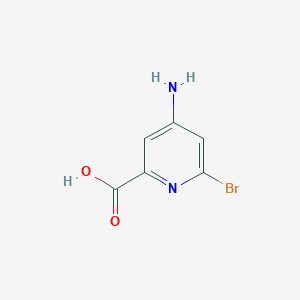 molecular formula C6H5BrN2O2 B11885474 4-Amino-6-bromopicolinic acid CAS No. 1060811-27-9