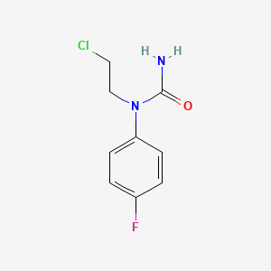 molecular formula C9H10ClFN2O B11885620 1-(2-Chloroethyl)-1-(4-fluorophenyl)urea CAS No. 1429056-26-7