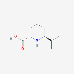 B118857 2-Piperidinecarboxylicacid, 6-(1-methylethyl)-, (2S,6R)- CAS No. 158221-69-3