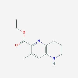 Ethyl 3-methyl-5,6,7,8-tetrahydro-1,5-naphthyridine-2-carboxylate