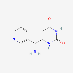 6-(Amino(Pyridin-3-yl)methyl)pyrimidine-2,4(1H,3H)-dione