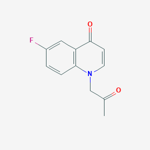 6-Fluoro-1-(2-oxopropyl)quinolin-4(1H)-one