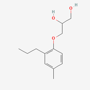 molecular formula C13H20O3 B11885757 3-(4-Methyl-2-propylphenoxy)propane-1,2-diol CAS No. 63991-80-0