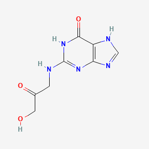 2-((3-Hydroxy-2-oxopropyl)amino)-1H-purin-6(9H)-one