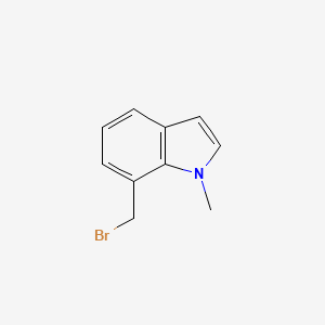 molecular formula C10H10BrN B11885800 7-(Bromomethyl)-1-methyl-1H-indole 