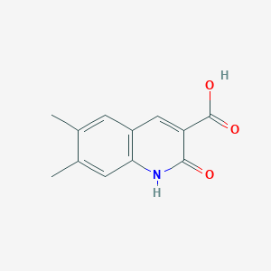 2-Hydroxy-6,7-dimethylquinoline-3-carboxylic acid