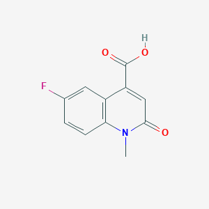 6-Fluoro-1-methyl-2-oxo-1,2-dihydroquinoline-4-carboxylic acid