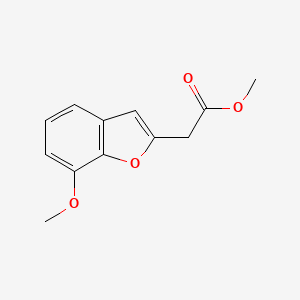 Methyl 2-(7-methoxybenzofuran-2-yl)acetate