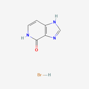 molecular formula C6H6BrN3O B11886065 1H-Imidazo[4,5-c]pyridin-4-ol hydrobromide 