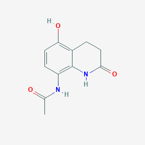 N-(5-Hydroxy-2-oxo-1,2,3,4-tetrahydroquinolin-8-yl)acetamide