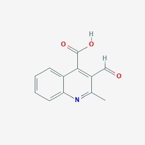 3-Formyl-2-methylquinoline-4-carboxylic acid