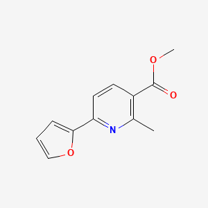 Methyl 6-(furan-2-yl)-2-methylnicotinate