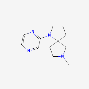 1,7-Diazaspiro[4.4]nonane, 7-methyl-1-pyrazinyl-