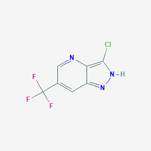 3-Chloro-6-(trifluoromethyl)-1H-pyrazolo[4,3-b]pyridine