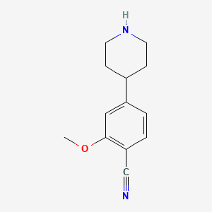 2-Methoxy-4-(piperidin-4-yl)benzonitrile