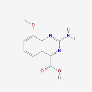 2-Amino-8-methoxyquinazoline-4-carboxylic acid