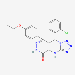 9-(2-Chlorophenyl)-8-(4-ethoxyphenyl)-4,9-dihydrotetrazolo[1',5':1,2]pyrimido[4,5-d]pyridazin-5-ol