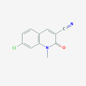 7-Chloro-1-methyl-2-oxo-1,2-dihydroquinoline-3-carbonitrile