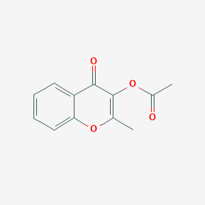 2-Methyl-4-oxo-4H-1-benzopyran-3-yl acetate