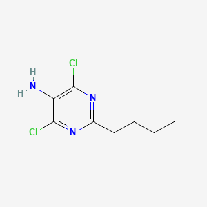 2-Butyl-4,6-dichloropyrimidin-5-amine