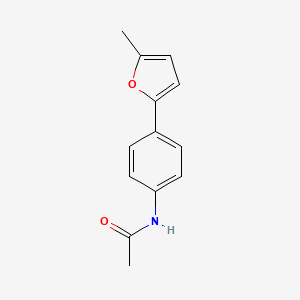 molecular formula C13H13NO2 B11886416 N-(4-(5-Methylfuran-2-yl)phenyl)acetamide CAS No. 400750-88-1