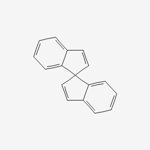 molecular formula C17H12 B11886444 1,1'-Spirobi(1H-indene) CAS No. 165-42-4