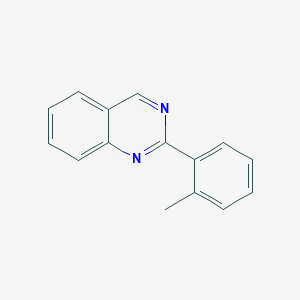 molecular formula C15H12N2 B11886454 2-(O-Tolyl)quinazoline 