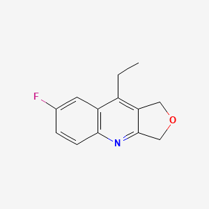 9-Ethyl-7-fluoro-1,3-dihydrofuro[3,4-b]quinoline